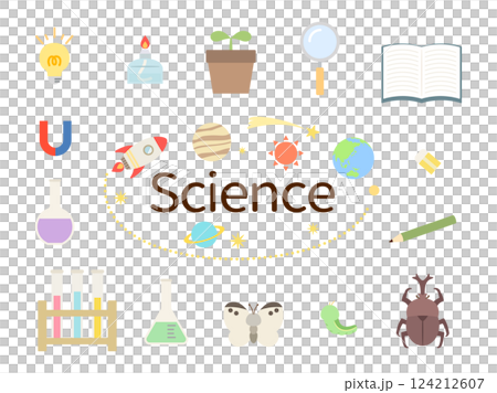 科學圖標集 124212607