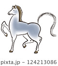 ウマ　和風 124213086