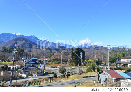 JR東日本、中央本線の長坂駅から塩崎駅までの車窓風景(2022年12月) 124216079