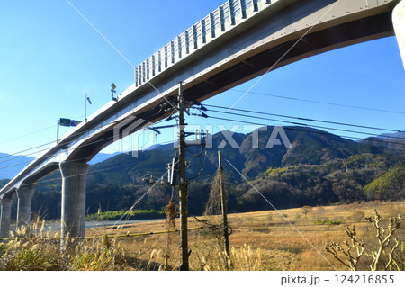 JR東海、身延線の身延駅から内船駅までの車窓風景(2022年12月) JR東海、身延線の身延駅から内船駅までの車窓風景(2022年12月) 124216855