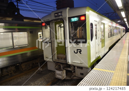八高線　キハ110系　高麗川駅 124217485