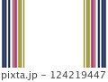 ストライプフレーム 124219447