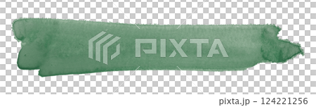 green brush isolated on transparent background green brush isolated on transparent background 124221256