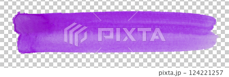 purple brush isolated on transparent background purple brush isolated on transparent background 124221257