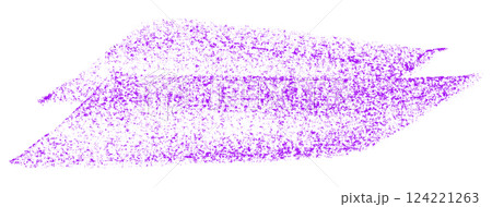 Separate purple crayon brush strokes on transparent background. 124221263