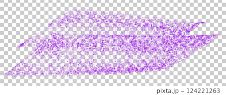 Separate purple crayon brush strokes on transparent background. 124221263