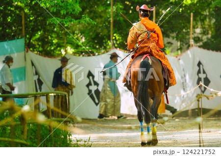 流鏑馬神事 葵祭 下鴨神社 京都 流鏑馬神事 葵祭 下鴨神社 京都 124221752