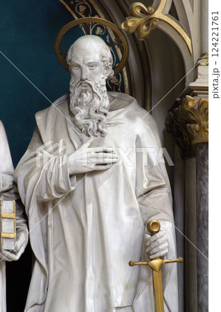 Saint Paul, altar of St. Peter and Paul in Zagreb cathedral Saint Paul, altar of St. Peter and Paul in Zagreb cathedral 124221761