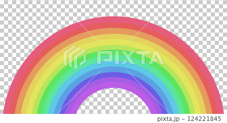 Colorful rainbow of pale colors Colorful rainbow of pale colors 124221845