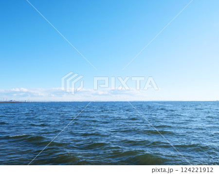 青い海｜幕張の浜 124221912