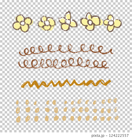 colorful flower line set colorful flower line set 124222557
