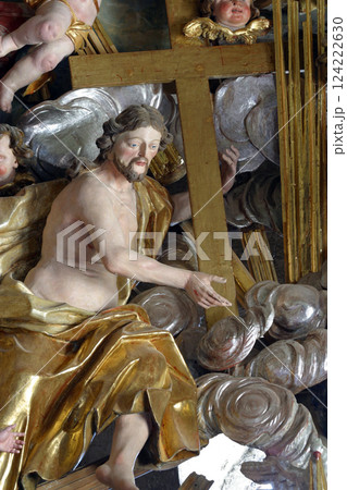 Jesus with cross Jesus with cross 124222630