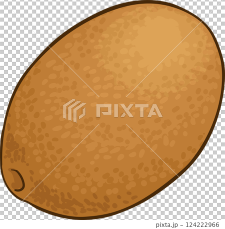 Cupuacu Fruit and Colored Detailed Illustration. Organic natural nutritional healthy food ingredient, vegetarian diet product. 124222966