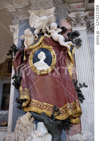 Tomb of Maria Flaminia Odescalchi Chigi in Church of Santa Maria del Popolo, Rome, Italy 124223366