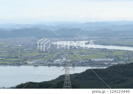 貝殻山からの岡山市市街地 124223440