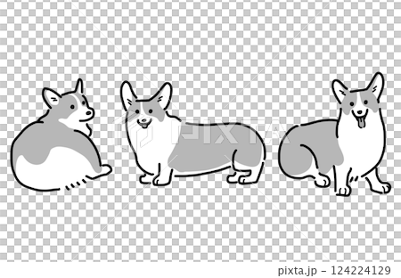 柯基犬插圖集 124224129