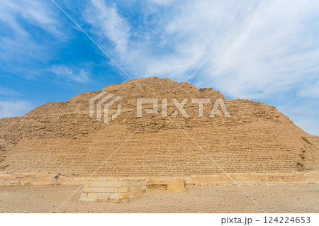 Step Pyramid of Zoser in Saqqara, Cairo, Egypt - Ancient Architectural Marvel. 124224653
