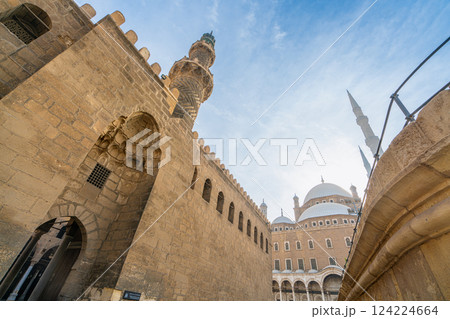 Ottoman Walls: Mohamed Ali Mosque, Cairo View. Ottoman Walls: Mohamed Ali Mosque, Cairo View. 124224664