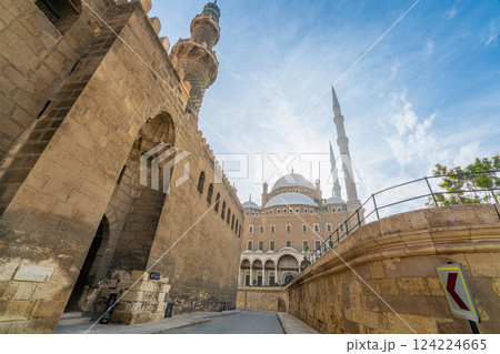 Grand View of Mohamed Ali Mosque in Cairo, Egypt. Grand View of Mohamed Ali Mosque in Cairo, Egypt. 124224665