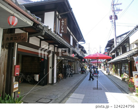 滋賀県長浜市の大通寺御坊表参道（ふうしん　結納司：閉業） 124224756