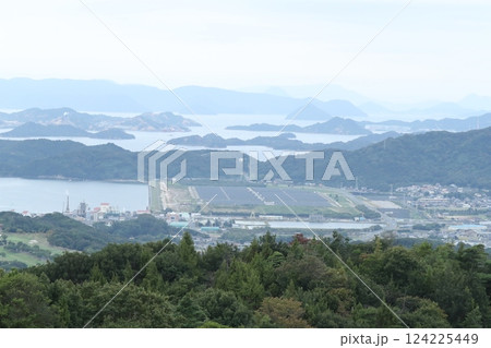 貝殻山からの玉野市 124225449