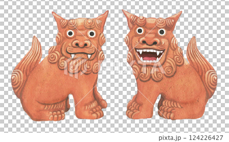 Illustration of Shisa Illustration of Shisa 124226427