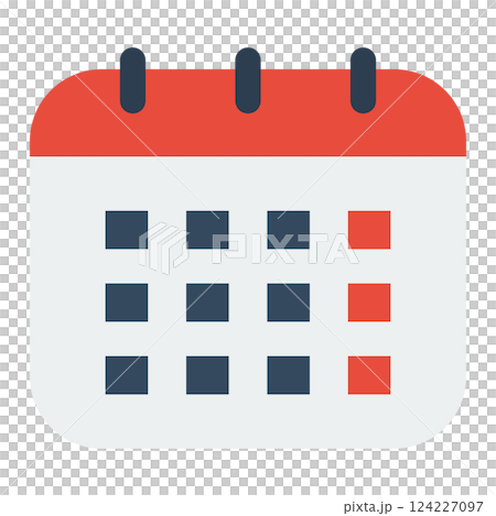 calendar flat icon calendar flat icon 124227097
