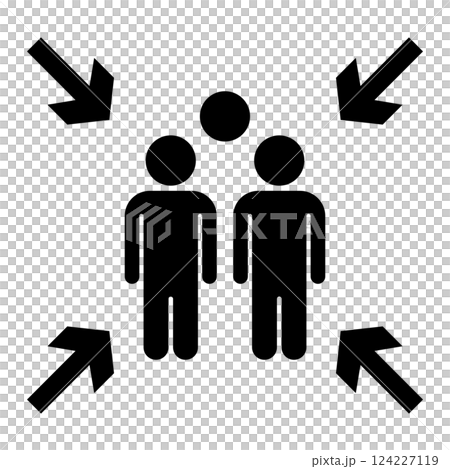 assembly point people icon assembly point people icon 124227119