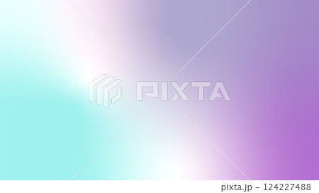 淡いグラデーションの背景素材(パープル〜グリーン) 淡いグラデーションの背景素材(パープル〜グリーン) 124227488