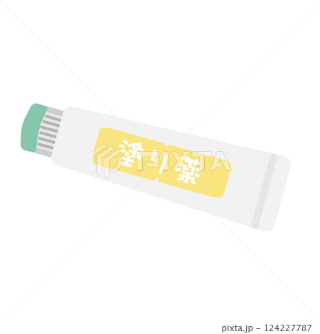 塗り薬　イラスト 124227787