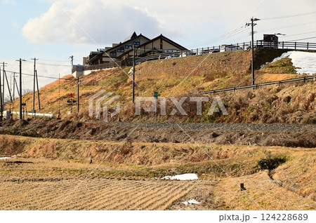 道の駅 遠野風の丘とJR釜石線 124228689