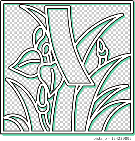 カラーシャドウ正方形シンプル花札 菖蒲 杜若 皐月 赤短 5月 菖蒲に赤短 カラーシャドウ正方形シンプル花札 菖蒲 杜若 皐月 赤短 5月 菖蒲に赤短 124229895