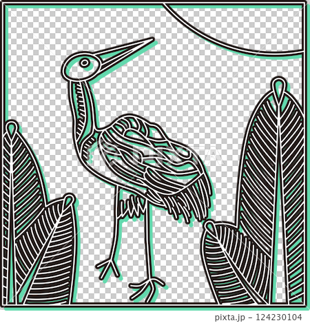 彩影坊 花札 - 一月 松鶴 - 一月 松鶴 124230104