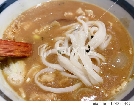 つけカレーうどん スパイシーなカレーつけ麺 つけカレーうどん スパイシーなカレーつけ麺 124231407