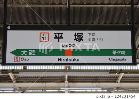 平塚駅 駅名標 124231454
