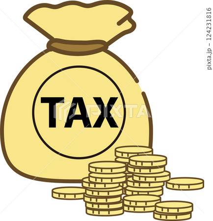 税金袋 tax 税金イメージ 124231816
