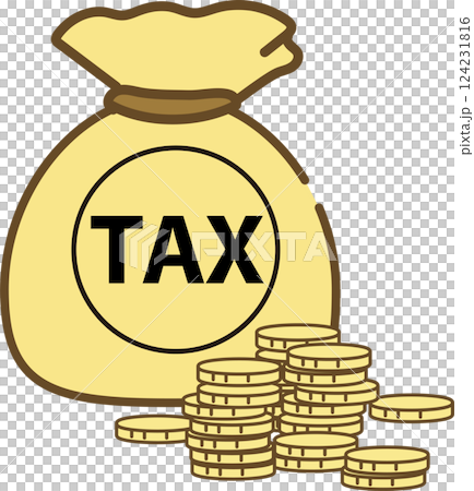 税金袋 tax 税金イメージ 124231816