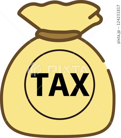 税金袋 tax 税金イメージ 124231817