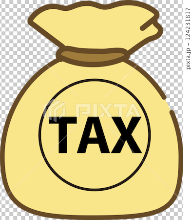 税金袋 tax 税金イメージ 124231817
