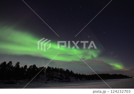 Inari, Finland, is located within the Arctic Circle and has a high chance of seeing the Northern Lights. Inari, Finland, is located within the Arctic Circle and has a high chance of seeing the Northern Lights. 124232703