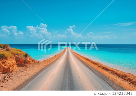 海岸沿いの道路 124233345