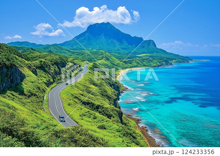 海岸沿いの道路 124233356