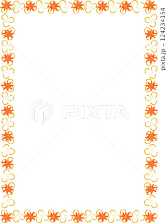 Maritime seashells frame. Marine frame template with underwater elements decoration Maritime seashells frame. Marine frame template with underwater elements decoration 124234154