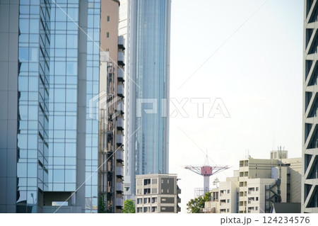 東京水道橋の風景 東京水道橋の風景 124234576