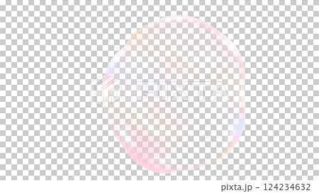 Bubble gel transparent png Sakura pink stylish soap bubble illustration background material 124234632