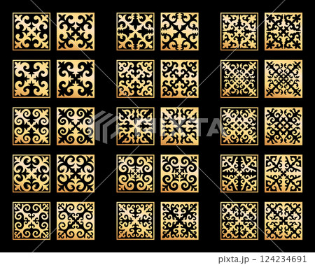 Kazakh ornament collection 14 124234691