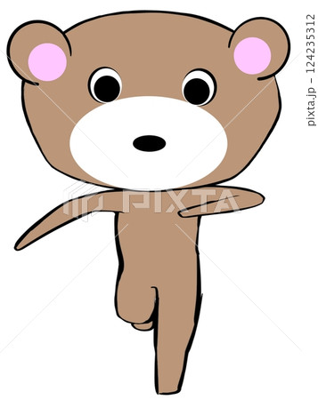 走る1 クマさん 走る1 クマさん 124235312