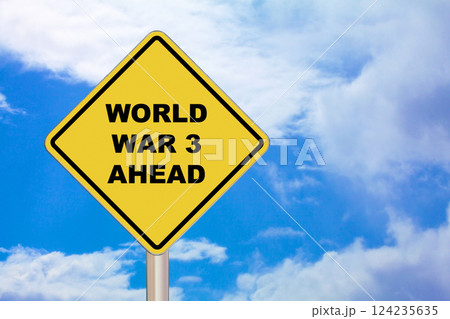 Crossing Sign - World War 3 Ahead Crossing Sign - World War 3 Ahead 124235635