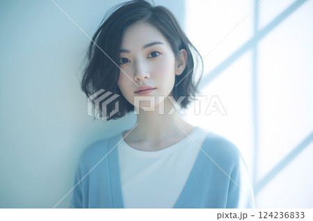 爽やかな美人女性「AI生成画像」 124236833