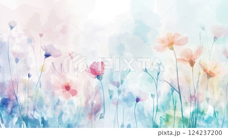 Soft florals and colors create a tranquil, dreamy garden filled with ethereal beauty 124237200